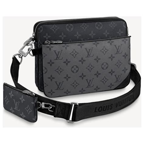 lv trio bag grey.